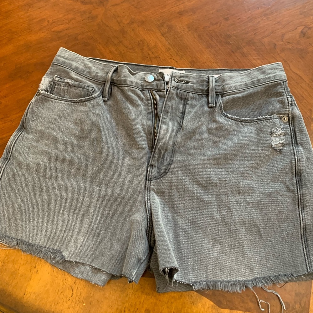 Black Jean Shorts Size 30